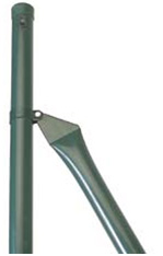 Green Enamel Coated Iron Post