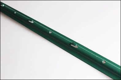 14 Gauge U Posts Green Epoxy Powder Coated Finish