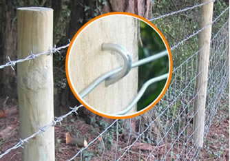 GALVANISED Fencing Post Chicken Wire Mesh 100 x 25mm U Nails Netting Staples 